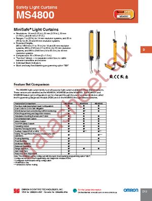 MS4800-CBLRX-30M datasheet  